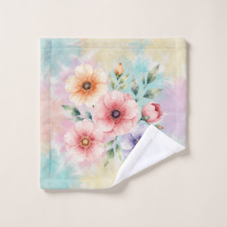 Het is tijd voor Tie Dye bloemen in bloei Bad Handdoek
