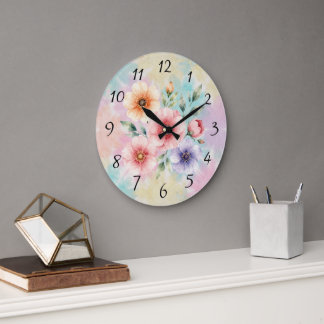 Het is tijd voor Tie Dye bloemen in bloei Grote Klok