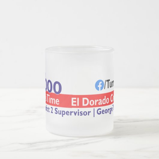 Het is tijd voor Turnboo-Mok Matglas Koffiemok (Center)