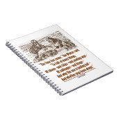 Het is tijd voor Walrus Carpenter (kijkend glas) Notitieboek (Rechterzijde)