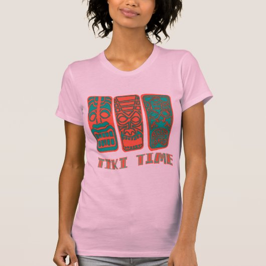 Het is Tiki tijd. T-shirt (Voorkant)