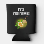 Het is Tiki tijd! Tropical Island Tiki Bar Blikjeskoeler (Achterkant)