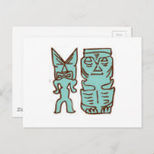 Het is Tiki Time. Briefkaart (Voorkant / Achterkant)