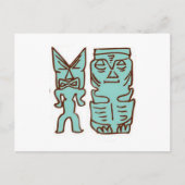 Het is Tiki Time. Briefkaart (Voorkant)