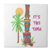 Het is Tiki Time Tegeltje (Voorkant)