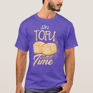 Het is Tofu-tijd, grappige vegetariër Vegan T-shirt