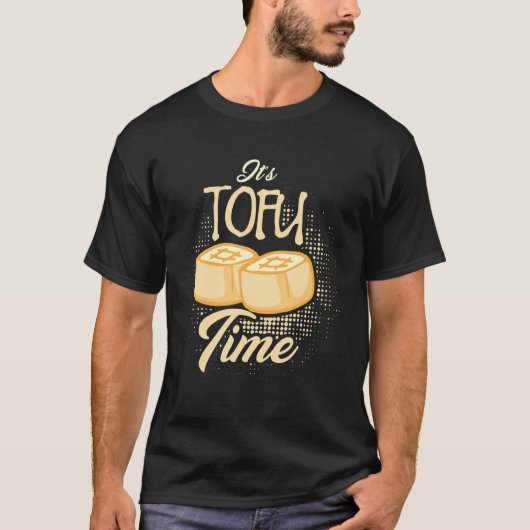 Het is Tofu Time Funny Vegetarian Vegan T-shirt (Voorkant)