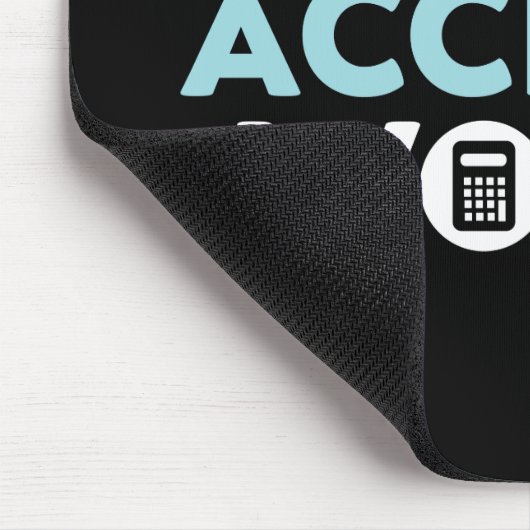 het is 'transactieboekhouder' muismat (Hoek)