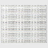 Het is Triplets, 1 Meisje & 2 Jongens, Gepersonali Cadeaupapier (Vlak)