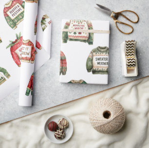 Het is trui weer! Cadeaupapier