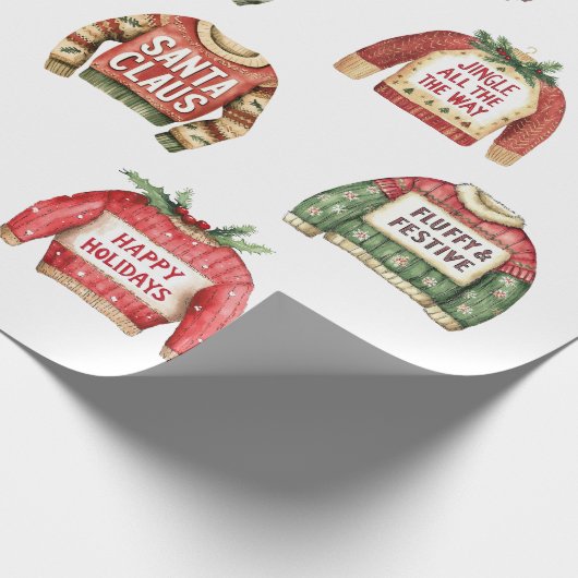 Het is trui weer! Cadeaupapier (Hoek)