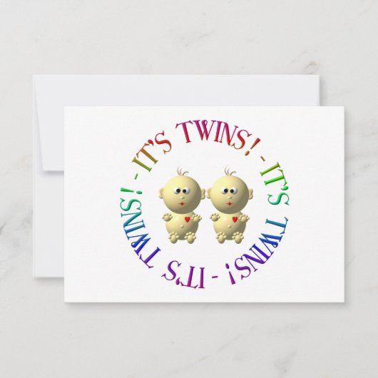 Het is tweeling! (Voorkant)