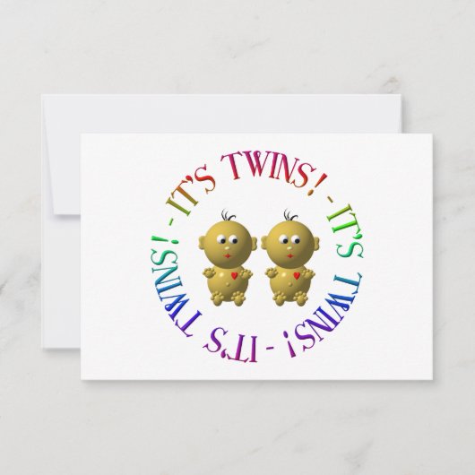 Het is tweeling! (Voorkant)