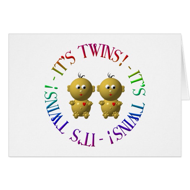 Het is tweeling! (Voorkant Horizontaal)