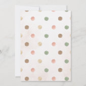 Het is tweeling boho kleding kwekerij baby shower kaart (Achterkant)