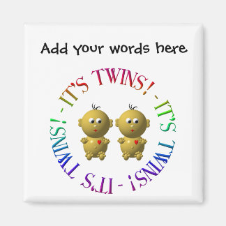 Het is tweeling! magneet