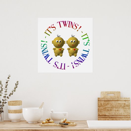 Het is tweeling! poster (Keuken)