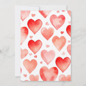 Het is tweeling valentijn harten cupcake baby show kaart (Achterkant)