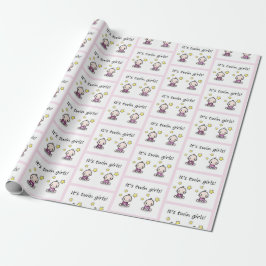 Het is Twin Girls Cadeauverpakking, Decoratie, Bab Cadeaupapier