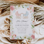 Het is Twins Boy and Girl Baby shower Invitation Kaart<br><div class="desc">Het is Twins roze en blauwe baby shower uitnodiging. Klik op de knop "Verder aanpassen" om deze te bewerken. Overeenkomende objecten in ons ontwerp van Cava-partij in winkel</div>