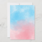 Het is Twins Boy en Girl Twin Baby shower Kaart (Achterkant)