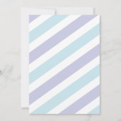 Het is Twins Boys Baby shower Gold & Blue Invite Kaart (Achterkant)