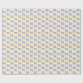 Het is Twins Elephant Gift Wrap, Twins Baby shower Cadeaupapier (Vlak)