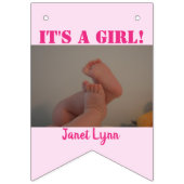 Het is Twins Girl's Banner (Tweede vlag)