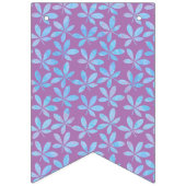 Het is Twins Lavender Polk Baby shower Bunting Fla Vlaggetjes (Derde vlag)