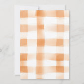 Het is Twins Pumpkins Baby shower Clothesline Flor Kaart (Achterkant)