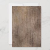 Het is Twins Western Cowboy Baby shower Kaart (Achterkant)