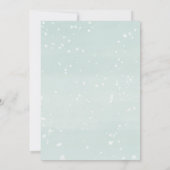 Het is Twins Winter Christmas baby shower Kaart (Achterkant)