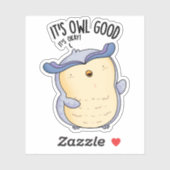 Het is Uil Good Funny Bird Pun Sticker (Vel)