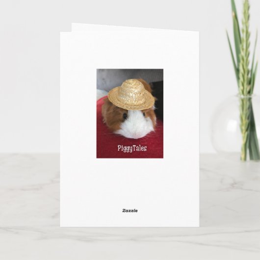 Het is uit uw verjaardags… varken kaart (Achterkant)