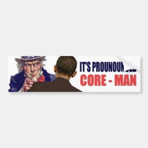 Het is uitgesproken CORE-MAN Bumpersticker