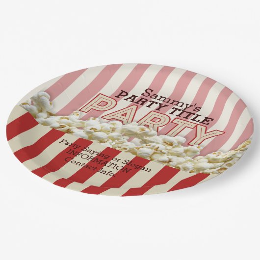 Het is uw aangepaste chips personaliseren dit! papieren bordje (Gekanteld)