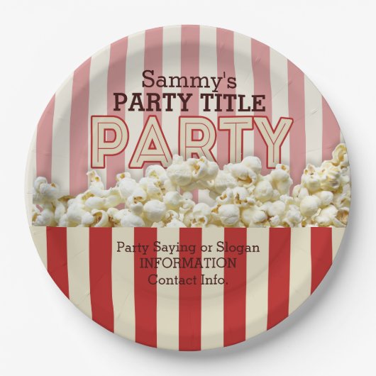 Het is uw aangepaste chips personaliseren dit! papieren bordje (Voorkant)