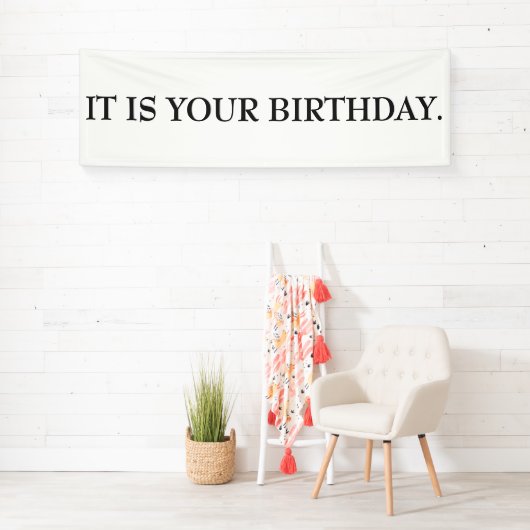 HET IS UW BIRTHDAY Banner (Insitu)