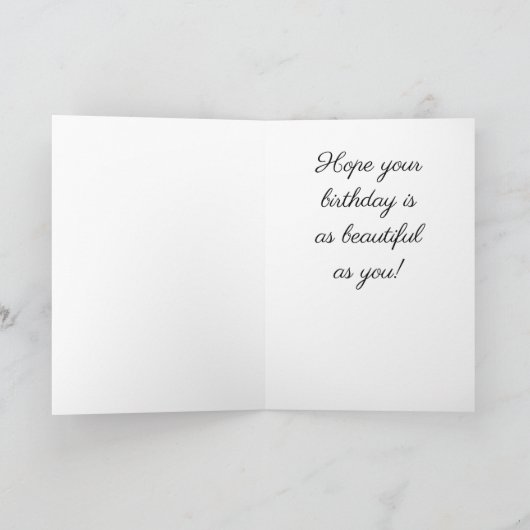 **HET IS UW BIRTHDAY!!!** "DOCHTER" KAART (Binnen)