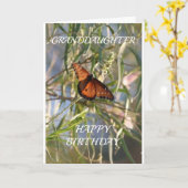 **HET IS UW BIRTHDAY** "GRANDDAUGHTER" KAART (Gele Bloem)