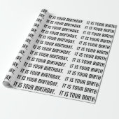 HET IS UW BIRTHDAY-verpakkingspapier Cadeaupapier (Uitgerold)