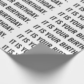 HET IS UW BIRTHDAY-verpakkingspapier Cadeaupapier (Hoek)