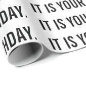 HET IS UW BIRTHDAY-verpakkingspapier Cadeaupapier (Rol Hoek)