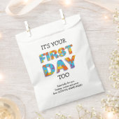 HET IS UW EERSTE DAG TE LEERLEREN VOOR DE OUDER BEDANKZAKJE (Geknipt)