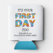 HET IS UW EERSTE DAG TE LEERLEREN VOOR DE OUDER BLIKJESKOELER (Achterkant)