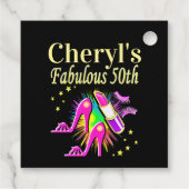 HET IS UW FANTASTISCHE 50E GEPERSONALISEERDE ONTWE BEDANKJES LABELS (Achterkant)