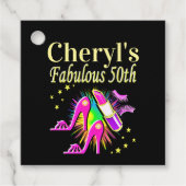 HET IS UW FANTASTISCHE 50E GEPERSONALISEERDE ONTWE BEDANKJES LABELS (Voorkant)