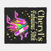 HET IS UW FANTASTISCHE 50E GEPERSONALISEERDE ONTWE FLEECE DEKEN (Voorkant (Horizontaal))