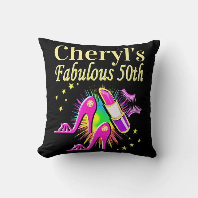 HET IS UW FANTASTISCHE 50E GEPERSONALISEERDE ONTWE KUSSEN (Voorkant)