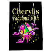 HET IS UW FANTASTISCHE 50E GEPERSONALISEERDE ONTWE MEDIUM CADEAUZAKJE (Achterkant)